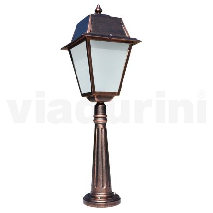 Lampada da Terra per Esterno in Alluminio Vintage Made in Italy - Doroty Viadurini