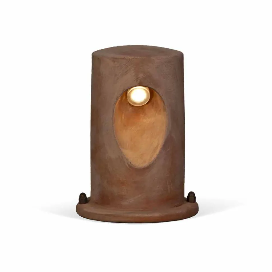 Lampada da terra per esterno in terracotta colorata U-Boat - Toscot Viadurini