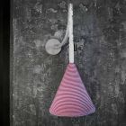 Lampada di design a muro In-es.artdesign Jazz A Stripe lana colorata Viadurini