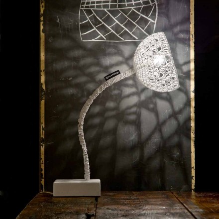 Lampada di design da tavolo In-es.artdesign Trama T2 stelo flessibile Viadurini