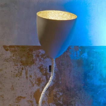 Lampada di design da terra In-es.artdesign Flower Cemento verniciata