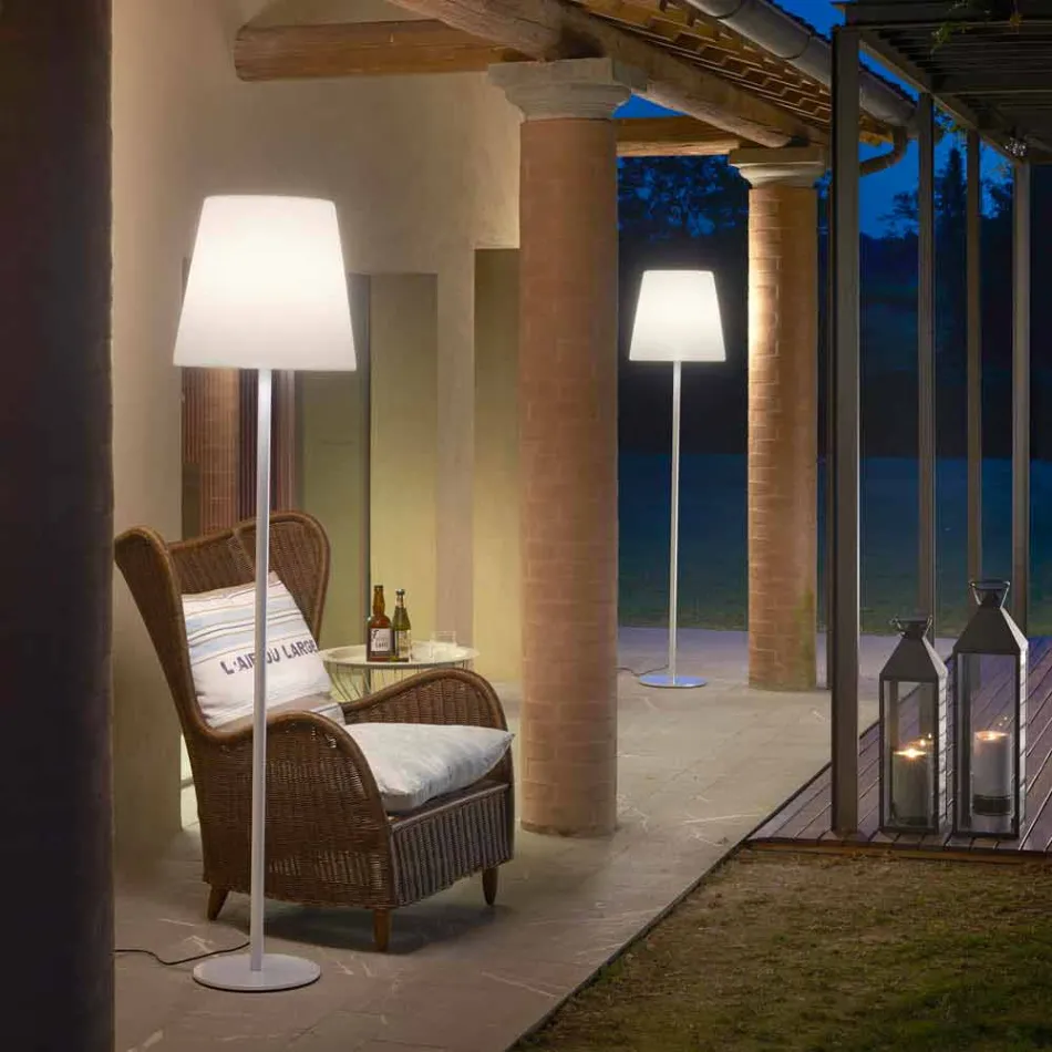 Lampada di design da terra Slide Ali Baba Steel metallo made in Italy Viadurini