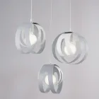 Lampada di Design in Vetro e Metallo Made in Italy per Arredare con Stile - Aries Viadurini