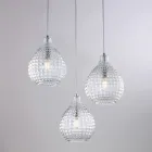 Lampada di Design in Vetro e Metallo Made in Italy per Arredare con Stile - Atlas Viadurini