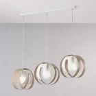 Lampada Elegante in Vetro e Metallo Made in Italy per Interni Raffinati - Aries Viadurini