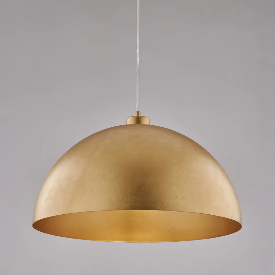 Lampada Elegante in Vetro e Metallo Made in Italy per Interni Raffinati - Deneb Viadurini