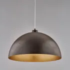 Lampada Elegante in Vetro e Metallo Made in Italy per Interni Raffinati - Deneb Viadurini