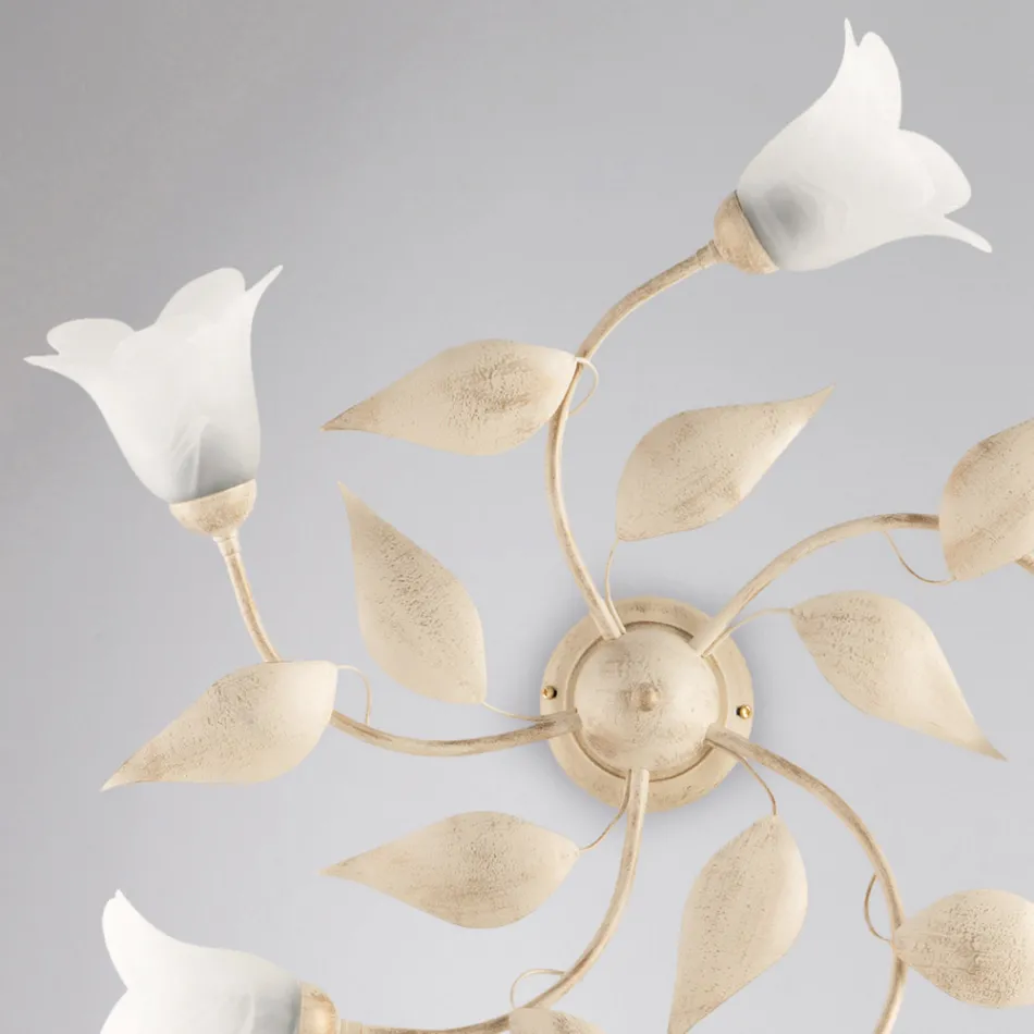 Lampada elegante in vetro e metallo Made in Italy per interni raffinati – Sirio Viadurini