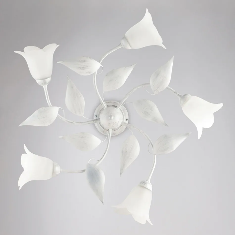 Lampada elegante in vetro e metallo Made in Italy per interni raffinati – Sirio Viadurini