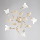 Lampada elegante in vetro e metallo Made in Italy per interni raffinati – Sirio Viadurini