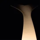 Lampada in Due Colori da Interni in Polietilene Made in Italy - Coda Viadurini