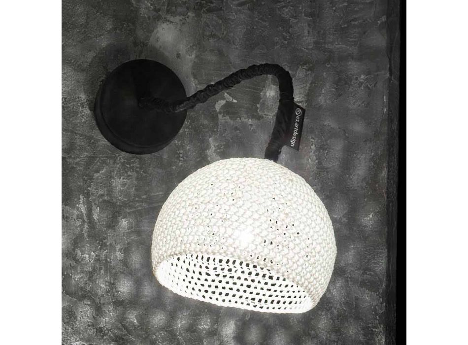 Lampada in resina e cotone a muro In-es.artdesign Trama A1 moderna