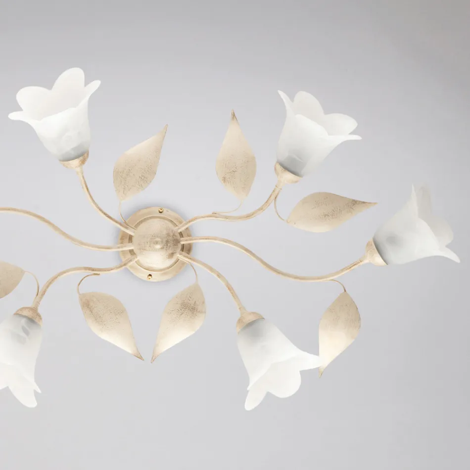 Lampada in vetro e metallo Made in Italy per arredare con stile – Sirio Viadurini