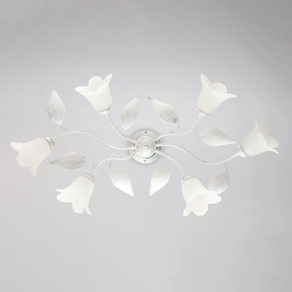 Lampada in vetro e metallo Made in Italy per arredare con stile – Sirio Viadurini