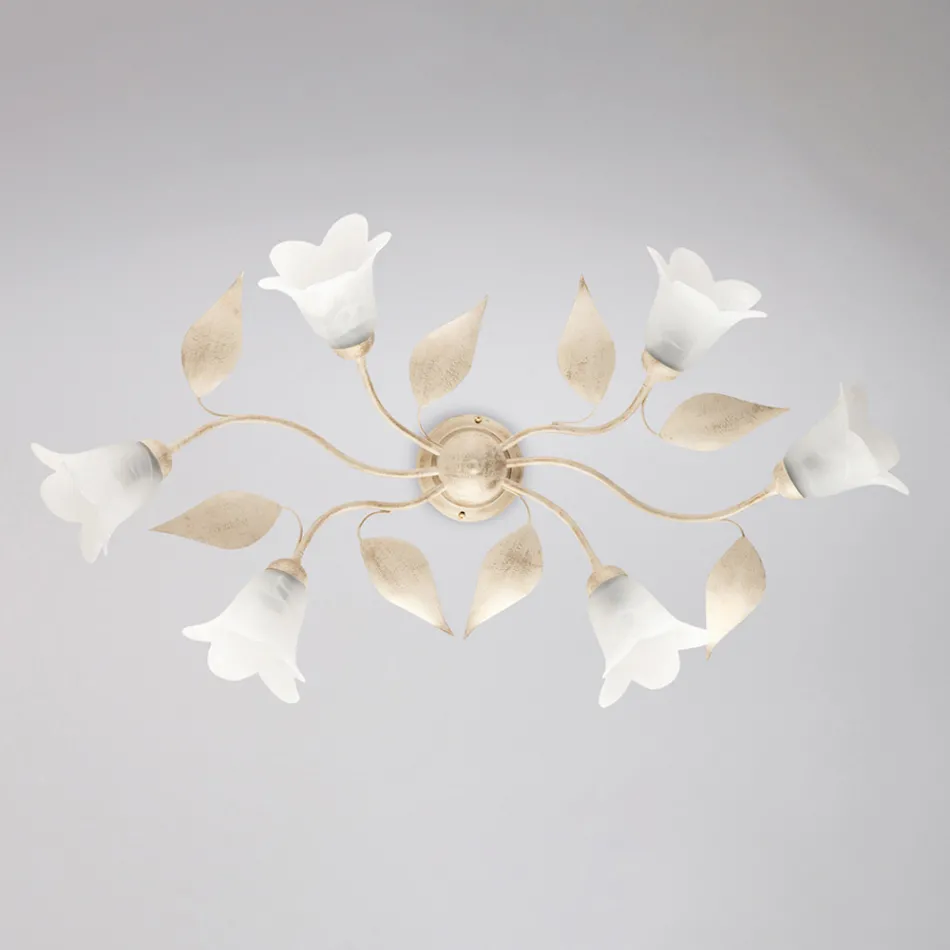 Lampada in vetro e metallo Made in Italy per arredare con stile – Sirio Viadurini