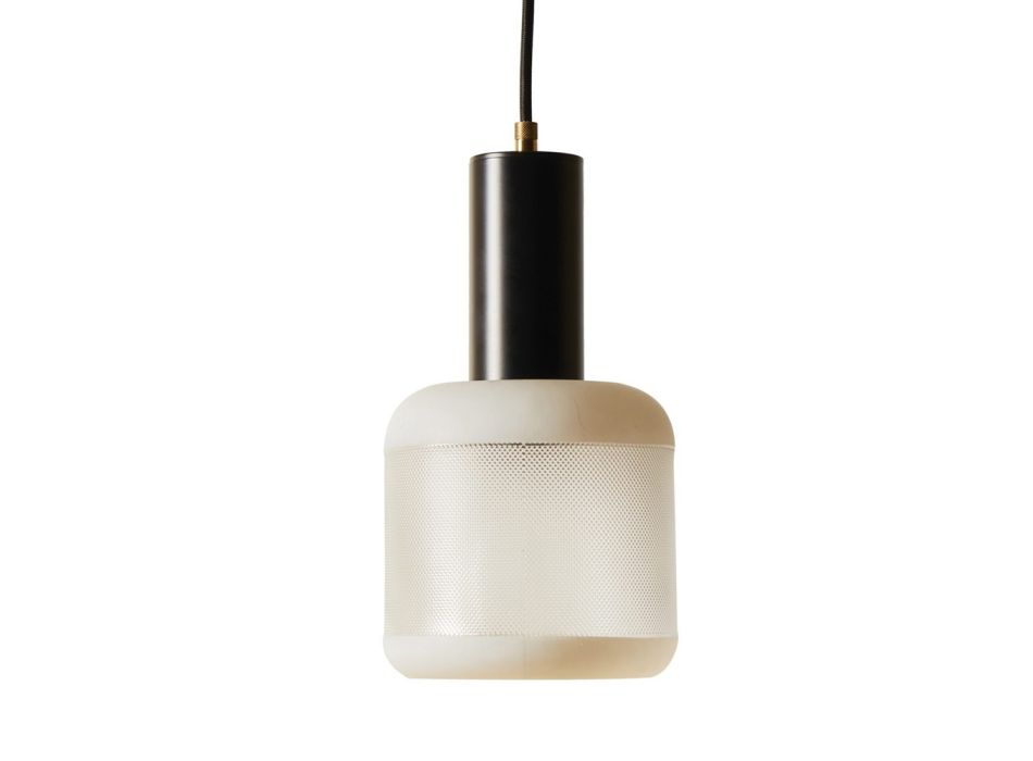 Lampada LED a Sospensione in Alluminio e Vetro Made in Italy - Illumino
