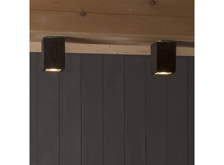 Lampada LED da soffitto da esterno, in terracotta, Smith - Toscot Viadurini
