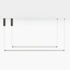 Lampada Led Moderna in Vetro Rigato dal Design Esclusivo Made in Italy - Lys Viadurini
