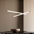 Lampada Led Moderna in Vetro Rigato dal Design Esclusivo Made in Italy - Lys