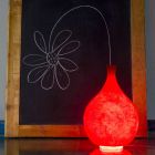 Lampada moderna da tavolo In-es.artdesign Luce Liquida2 in nebulite Viadurini