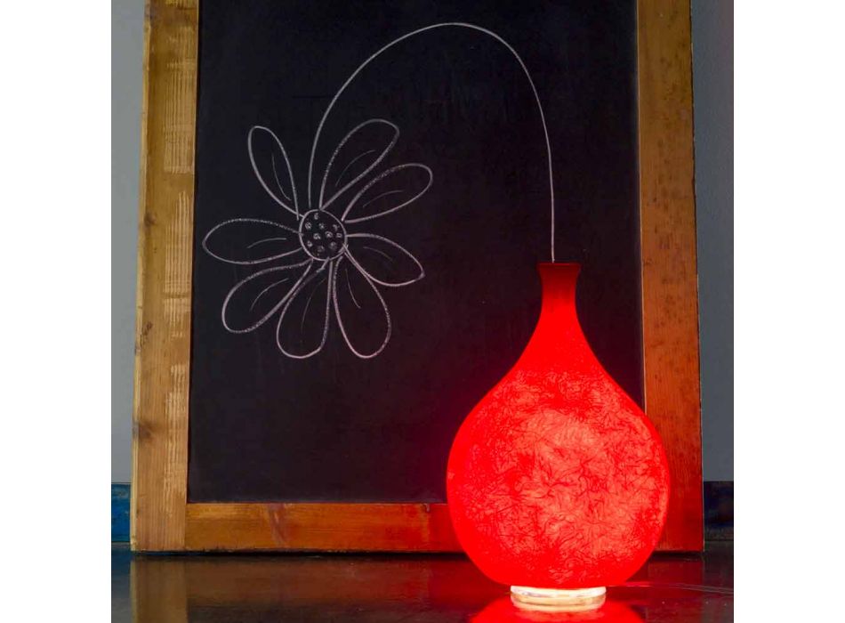 Lampada moderna da tavolo In-es.artdesign Luce Liquida2 in nebulite