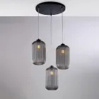 Lampada Moderna in Vetro e Metallo Made in Italy Ideale per Ogni Ambiente - Aquila Viadurini