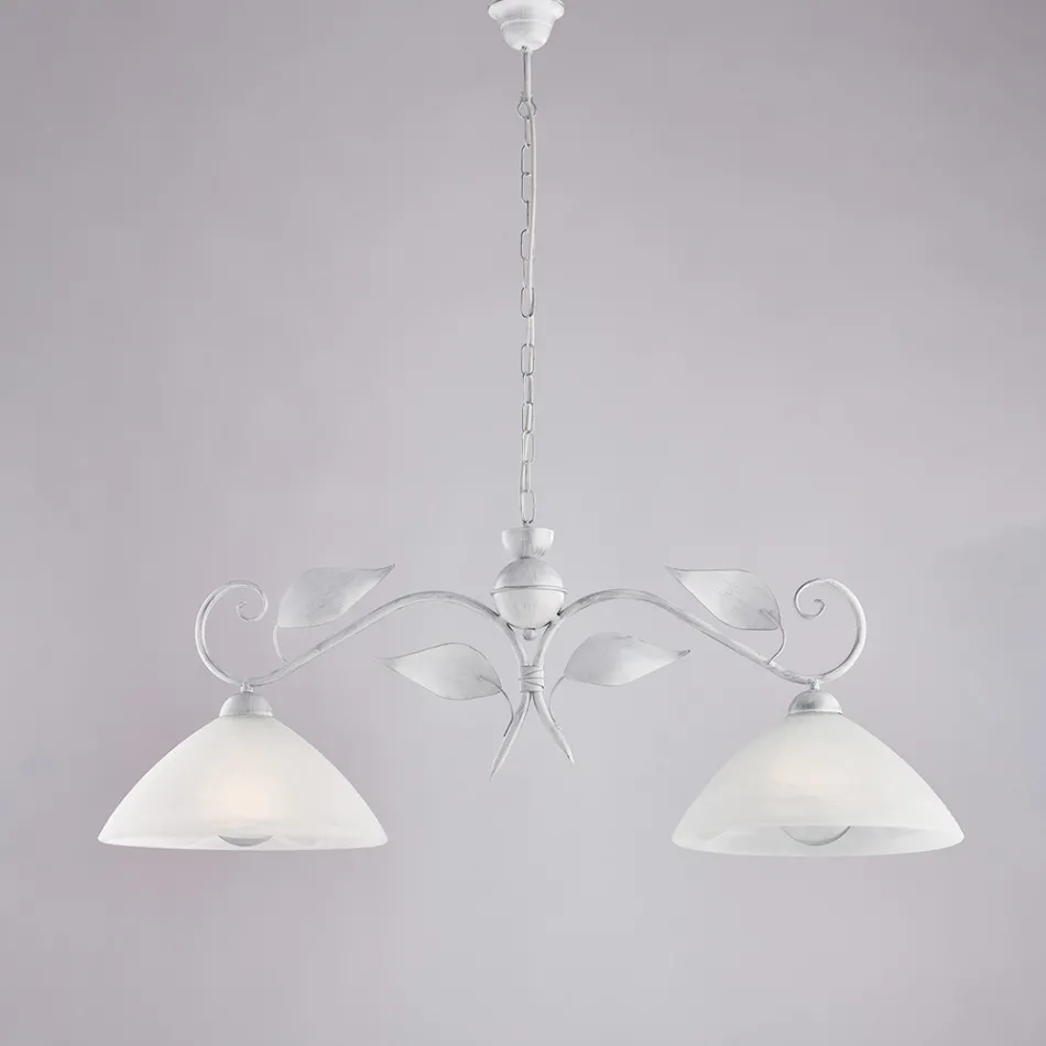 Lampada Moderna in Vetro e Metallo Made in Italy Ideale per Ogni Ambiente - Carina Viadurini