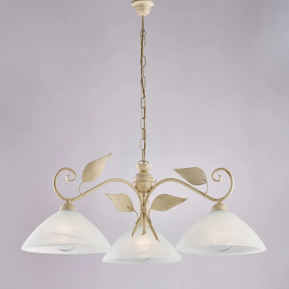 Lampada Moderna in Vetro e Metallo Made in Italy Ideale per Ogni Ambiente - Carina Viadurini