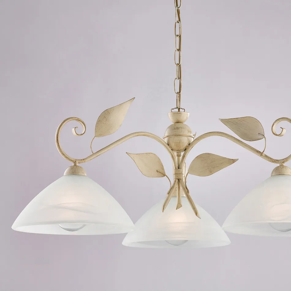 Lampada Moderna in Vetro e Metallo Made in Italy Ideale per Ogni Ambiente - Carina Viadurini