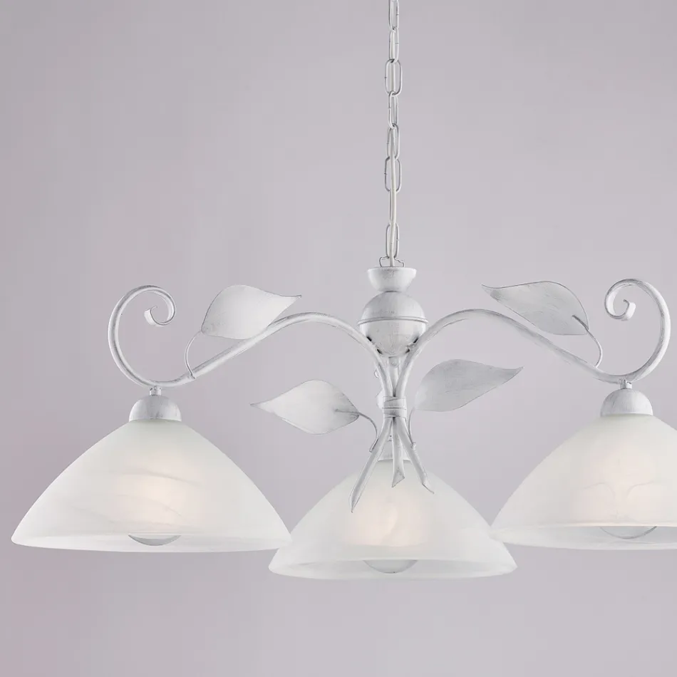 Lampada Moderna in Vetro e Metallo Made in Italy Ideale per Ogni Ambiente - Carina Viadurini