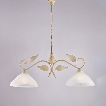 Lampada Moderna in Vetro e Metallo Made in Italy Ideale per Ogni Ambiente - Carina Viadurini