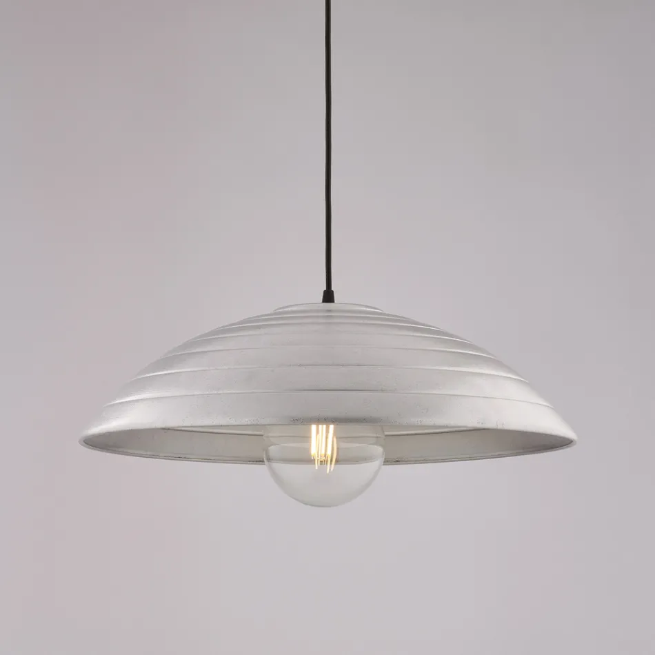 Lampada Moderna in Vetro e Metallo Made in Italy Ideale per Ogni Ambiente - Cygnus Viadurini