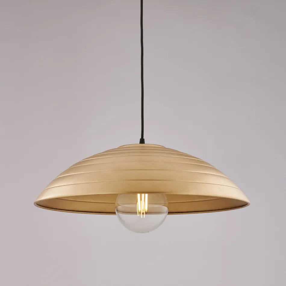 Lampada Moderna in Vetro e Metallo Made in Italy Ideale per Ogni Ambiente - Cygnus Viadurini