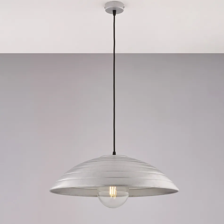 Lampada Moderna in Vetro e Metallo Made in Italy Ideale per Ogni Ambiente - Cygnus Viadurini