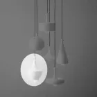 Lampada Moderna Sospesa in Ceramica Made in Italy  - Lustrini L3 Aldo Bernardi Viadurini