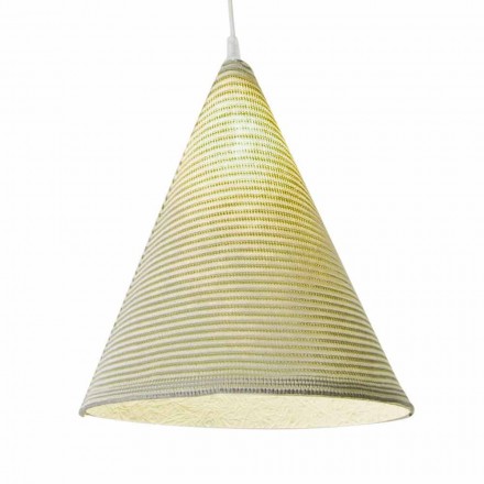 Lampada moderna sospesa In-es.artdesign Jazz Stripe in colorata lana Viadurini