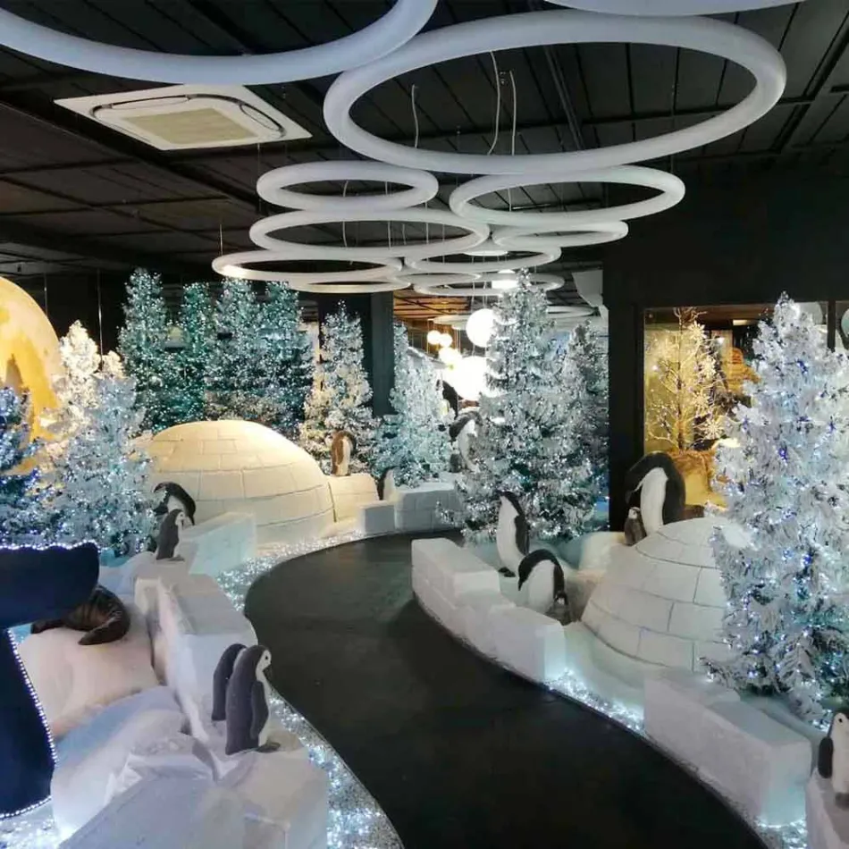 Lampada Moderna Tonda a Sospensione in Polietilene Made in Italy - Slide Giotto Viadurini