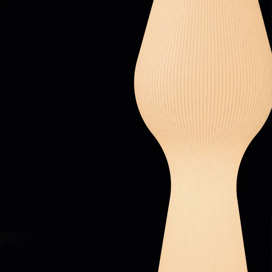Lampada per Interni da Terra in Due Colori In Polietilene Made in Italy - Reyes Viadurini