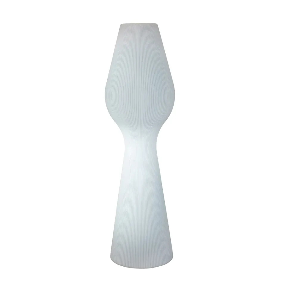 Lampada per Interni da Terra in Due Colori In Polietilene Made in Italy - Reyes Viadurini