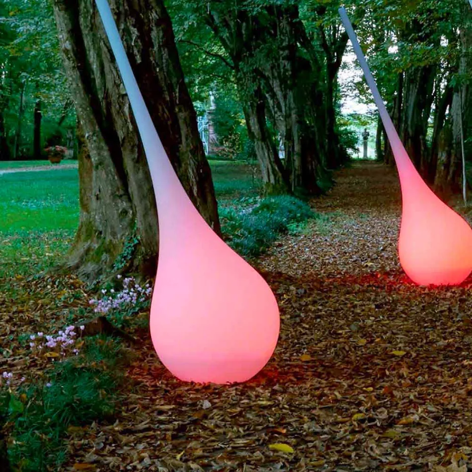 Lampada RGB da Terra Vaso di Decoro dal Design in Plastica - Ampoule by Myyour Viadurini