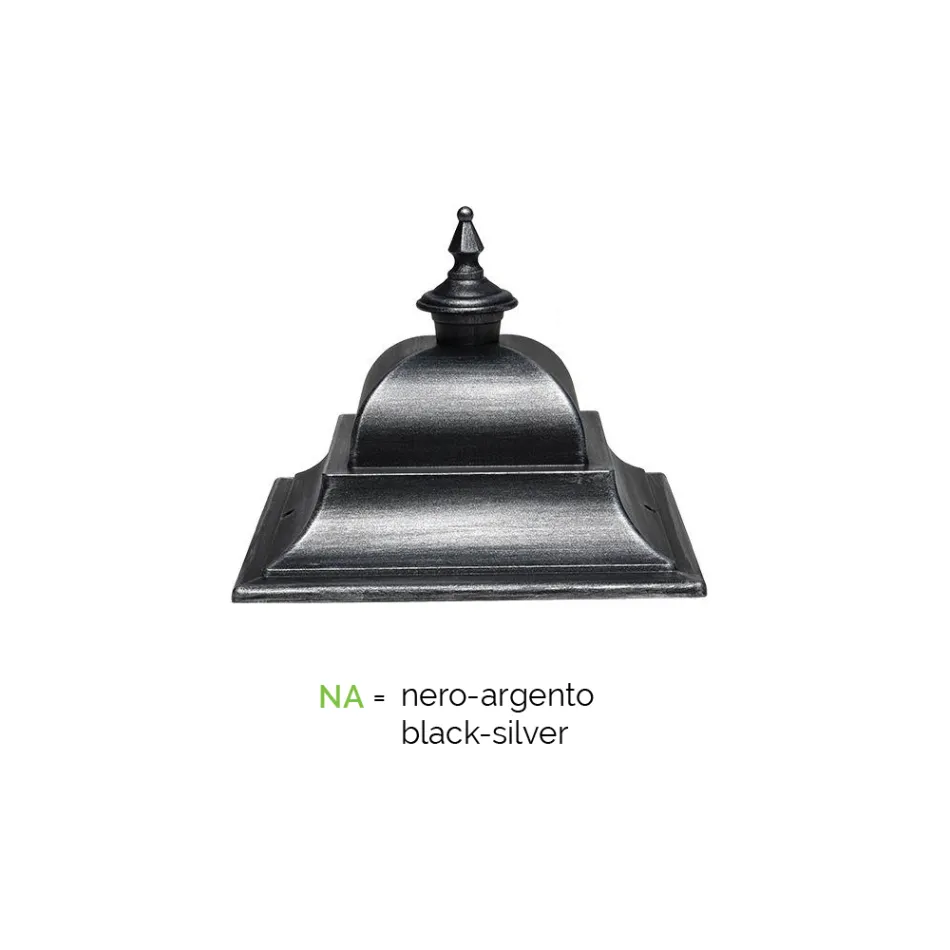 Lampada Sospensione da Esterno in Alluminio e Vetro Made in Italy - Bonaria Viadurini