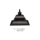 Lampada Sospensione da Esterno in Alluminio e Vetro Made in Italy - Bonaria Viadurini