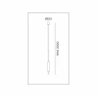 Lampada Sospesa a 1, 3 o 6 Luci in Ottone Design Moderno - Typha by Il Fanale Viadurini