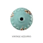 Lampada Sospesa Artigianale in Ferro e Ceramica con Griglia - Industrial Viadurini