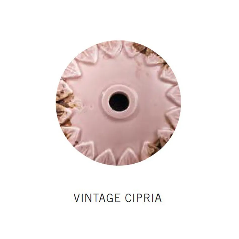 Lampada Sospesa Artigianale in Ferro e Ceramica con Griglia - Industrial Viadurini