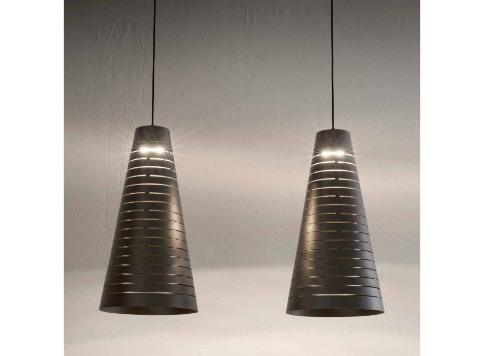 Lampada Sospesa di Design in Acciaio Made in Italy – Cervino Aldo Bernardi Viadurini