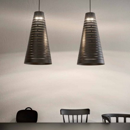 Lampada Sospesa di Design in Acciaio Made in Italy – Cervino Aldo Bernardi Viadurini