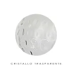 Lampada Sospesa in Vetro Veneziano e Metallo Cromato Made in Italy - Calima Viadurini