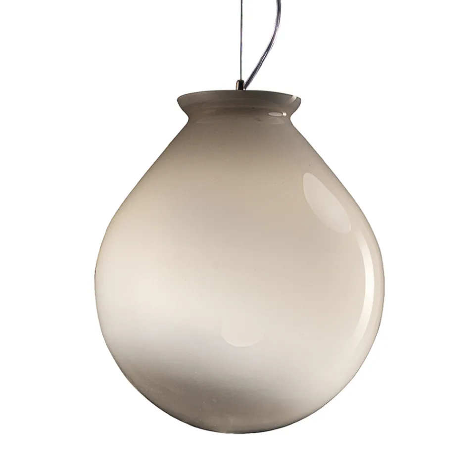 Lampada Sospesa in Vetro Veneziano Incamiciato Soffiato a Mano - Balloon Viadurini