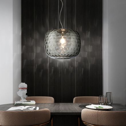 Lampada Sospesa in Vetro Veneziano Soffiato Artigianale - Cloe Balloton Viadurini